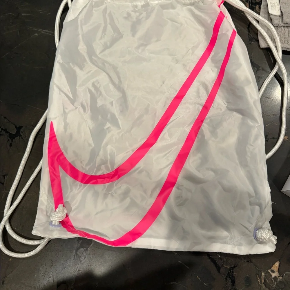Nike White and Pink Athletic Shoes - Picture 4 of 5